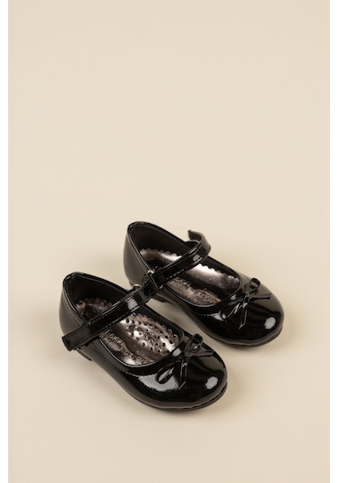 Gimer - Bıyık Fiyonk Siyah Kız Çocuk Ayakkabı - Eyl1301G Siyah