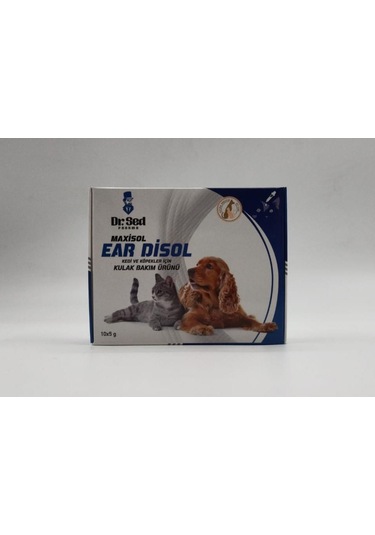 MAXİSOL Kedi ve Köpekler İçin Kulak Bakım Ürünü 10x5 Gr