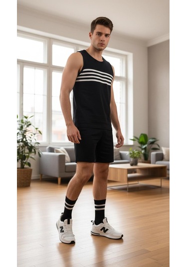 Erkek Siyah Beyaz Soket Çorap 2 Li Set Pamuklu Spor Ve Günlük Kullanım Plus Scorpion Siyah Beyaz