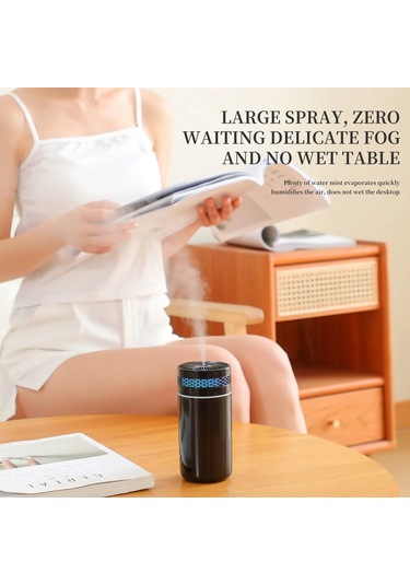 250ml Araba Hava Nemlendirici Taşınabilir Mini Sprey Buharlı Nemlendirici İle Pink