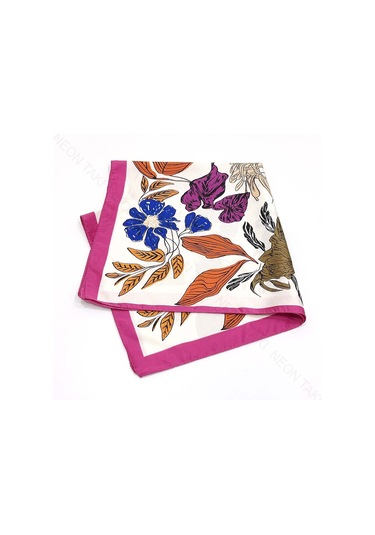 Çok Renkli, Fular 1, 54cmx54cm Çok Renkli