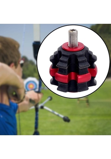 Pazly Suntek Yay Stabilizatörü Kolay Kurulum Okçuluk Şok Emici Kırmızı