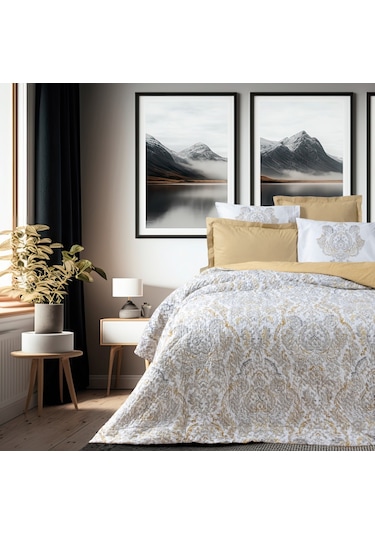 Cotton Box Bohem Çift Kişilik Complete Set Najva Hardal