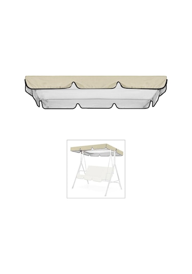 Suntek Veranda Havuzbaşı Için Yedek Salıncak Gölgelik Bej