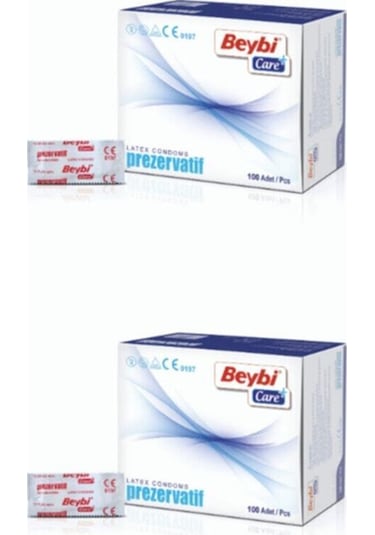 Beybi Care Prezervatif Kondom 100 Adet 2 Paket