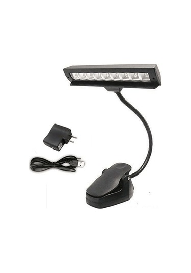 Qingmipy Müzik Notaları İçin Şarj Edilebilir Göz Koruyucu Led Lamba, 19 Led, 3 Renk Sıcaklığı, Ayarlanabilir Parlaklık Diğer