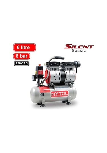 Mytol EWS06 0.75 HP 6 L Sessiz Kompresör