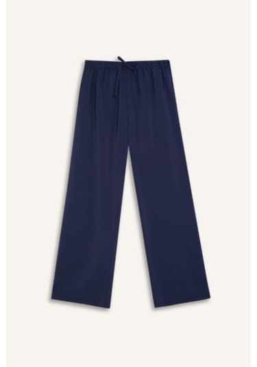 DeFacto   Regular Fit Esnek Belli Plaj Pantolonu-Fall in Love E1172AX25SMNV241 Lacivert