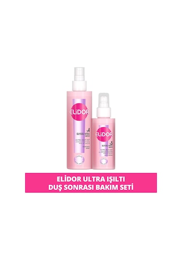 Elidor Ultra Işıltı Yoğun Parlaklık Duş Sonrası Saç Bakım Seti 2'li