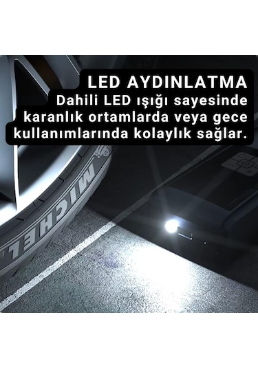 Polham 6000mah Şarjlı 150psi Ultra Hızlı Lastik Şişirme Hava Kompresörü,araç, Motosiklet, Bisiklet Pompası