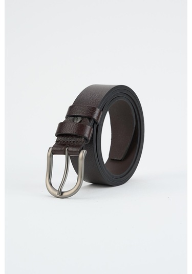 Erkek Kahverengi Deri Kemer 112545 Kahverengi