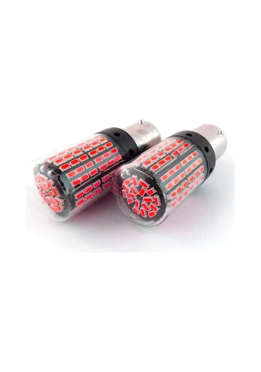 93 Tek Duy  144 Led  Geri Vites Ampulü - Kırmızı
