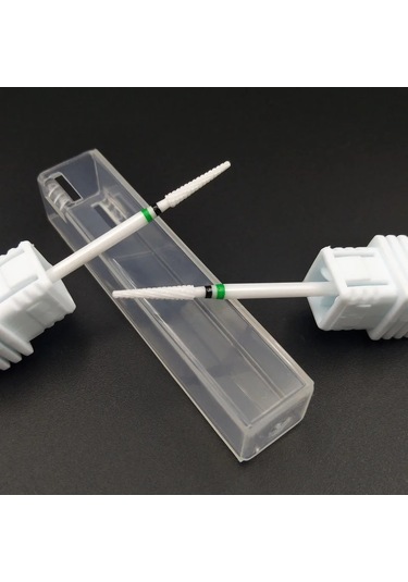 Hytoos Seramik Tırnak Matkap Ucu 3/32 "döner Tırnak Eti Temiz Çapak Uçları Manikür Elektrikli Matkap Aksesuarı Tırnak Güzellik Araçları-l358t