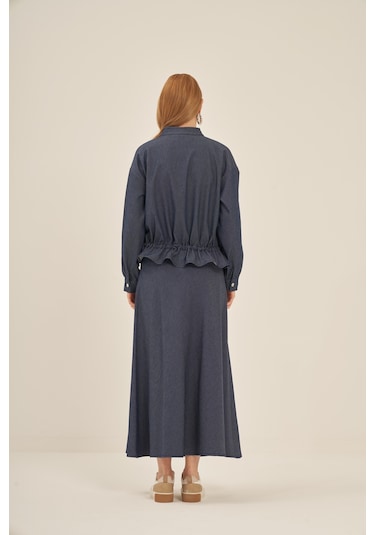 Ftz Women Kadın Etekli Takım Lacivert 31140 Lacivert