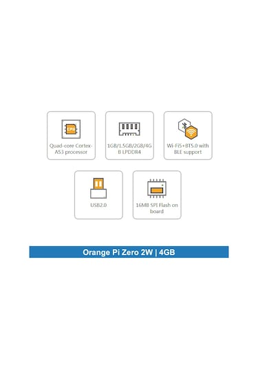 Orange Pi Zero 2w 4gb