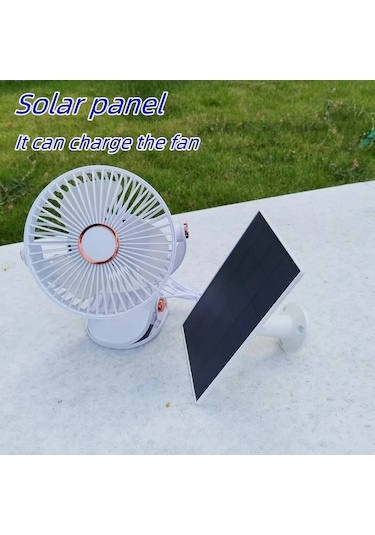 Trendooze 2'li Beyaz Dönemez Güneş Paneli Kamera Şarj Paketi Outdoor