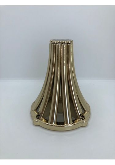 PLASTİK. 12 cm GOLD KAPLAMA, KOLTUK,MOBİLYA,ÜNİTE AYAĞI (4 ADET)