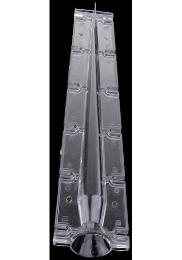 Suntek Plastik Şeffaf Mum Kalıpları İnce Konik Sabun Kalıp