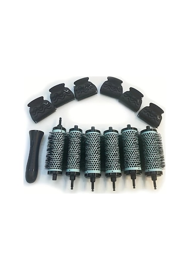 Willowhaven Yeşil 6lı Profesyonel Saç Stili Tarak Seti - Abs Plastik Ve Naylon Fırça Tüm Saç Tipleri