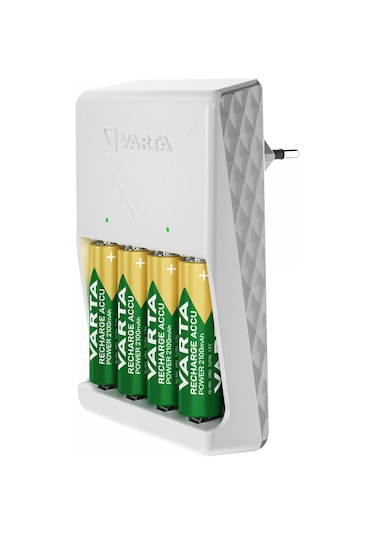 Varta 57657 Plug Pil Şarj Cihazı 4x2100mAh