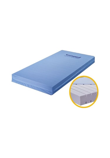 Turmed Cnc Kesim 90 x 190 CM  22 Kg/m3 Yoğunluk Sıvı Geçirmez Hasta Yatağı