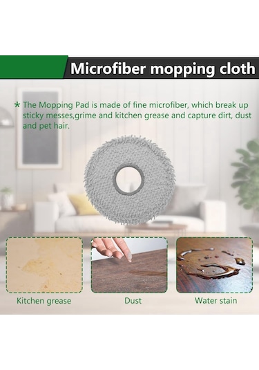 Xiaaokeji Ecovacs Deebot N30 Omnı Parçaları İçin 17 Adet Silindir Yan Fırça Filtresi