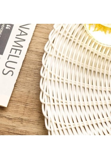 Kahverengi Yaratıcı Masa Matı Çok Amaçlı Uzun Ömürlü Masa Koruması Kahverengi