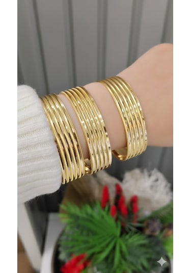 Ajda Model Geniş Bilezik 15 Gr
