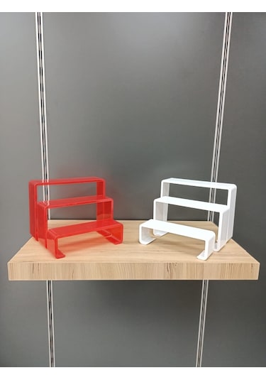 Uzmangrupraf Uzman Grup Raf Pleksi Ayakkabılık-3'Lü 2 Adet Set Ayakkabılık-