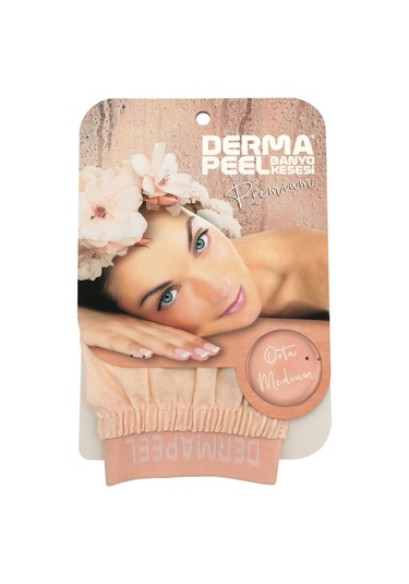 Dermapeel Premium Kadın Banyo Kesesi Krem