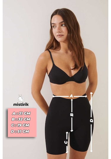Mistirik Porfy Model Esnek Şort Siyah Renk 093 Siyah