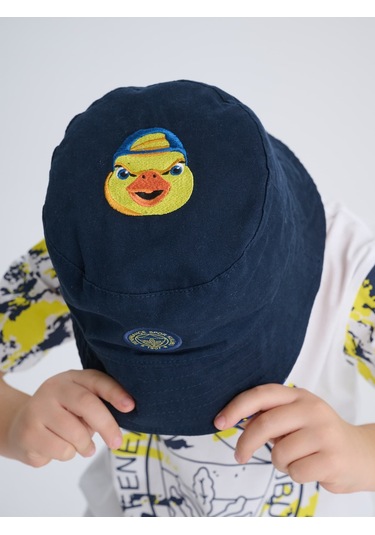 Çocuk Çift Taraflı Şapka Fb Laci Yeni