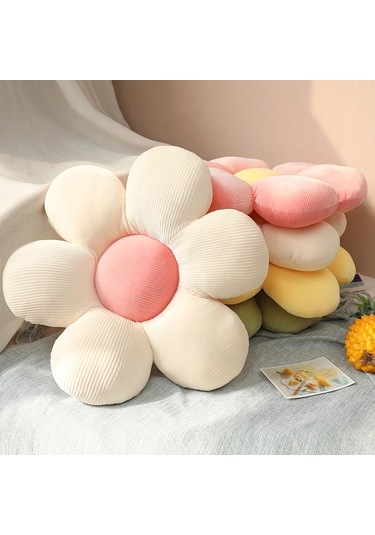 40cm Renkli Ayçiçeği Yastık, Petal Yastık, Doldurulmuş Oyuncak Diğer