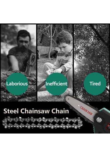 Konesam 65 Mn Çelik Mini 4 İnç Elektrik Zincir Testere Değişim Zinciri - Uyumlu Modeller: E14228, E14227, E14226, E14162, E14157