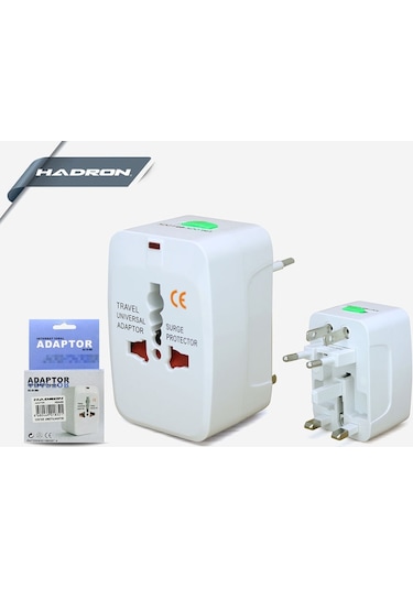 Hadron Hd4499 Universal Türk Ingiliz 220-110 Çevirici Adaptör