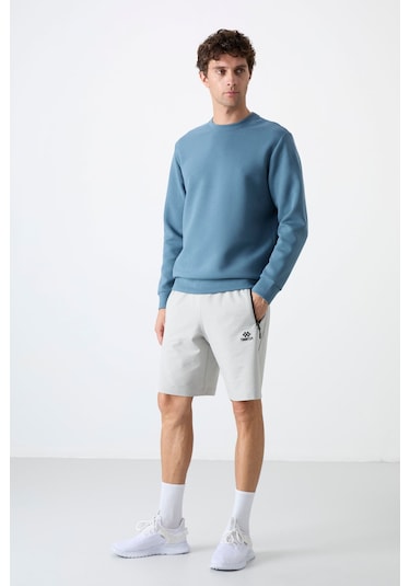 Tommy Life Orman Yeşili Basic O Yaka Rahat Form Erkek Sweatshirt - 88053 Yeşil