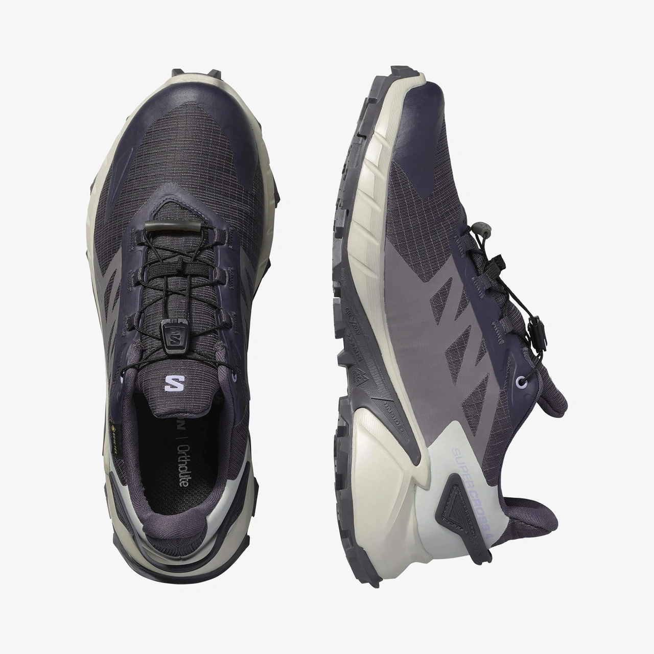 Salomon Supercross 4 Gore-tex Kadın Koşu Ayakkabısı-30717 Gri