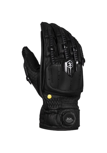 Knox Handroid Pod Mk5 Kısa Korumalı Deri Motosiklet Eldiveni