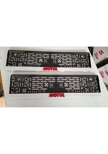 Motul Beyaz Takmatik Standart Plakalık 2li Plaka Plaka