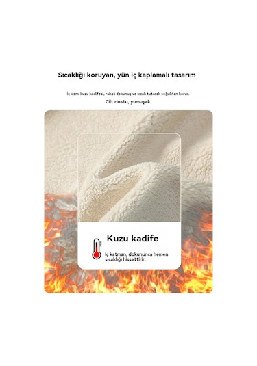 Kuzu Yünü Yelek Sıcak Dik Yaka Artı Polar Yelek Ceket Gri Mavi