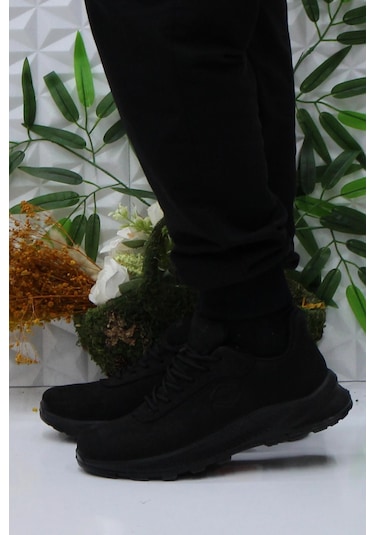 Scooter M6000 Siyah Outdoor Ayakkabı Hakiki Deri Su Geçirmez Erkek Ayakkabı Siyah