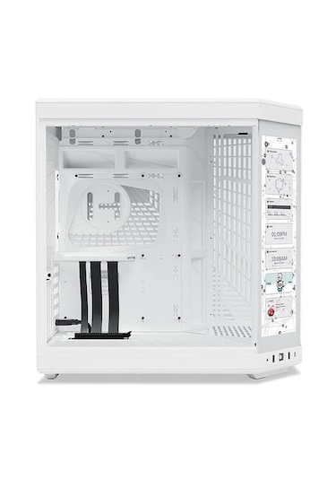 Hyte Y70 Touch Snow White Temperli Cam Usb 3.2 E-atx Dual Chamber Bilgisayar Kasası