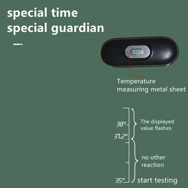 Fortunelane Usb Şarjlı Akıllı Vücut Sıcaklığı Ölçer Ve Ultrasonik Uyuz Repelleri Bileklik - 3 Mod - Mor, 3 Modlu Bileklik İle