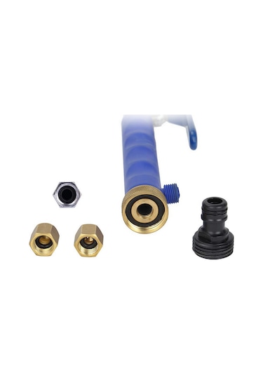 Mufunye Bahçe Sulama Araba Yıkama İçin 2 Sprey Ucuyla Yüksek Basınçlı Püskürtücü Taşınabilir Yıkama Çubuğu