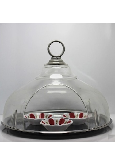 Kutlu Askılı Kapalı Çay Taşıma Tepsisi Kahveci