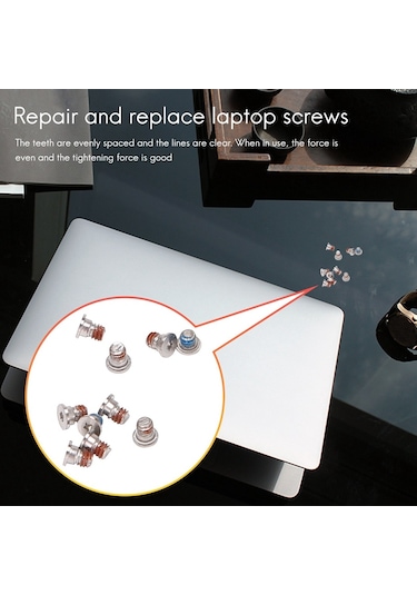 Macbook Pro Retina A1425 A1502 A1398 İçin 10 Paket Alt Kasa Vidaları