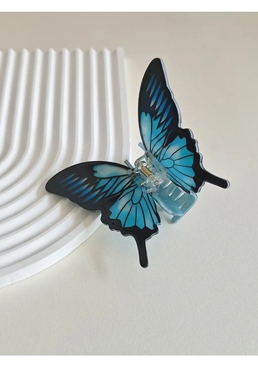 Symbol Küçük Dev Kelebek Saç Tokası 283906103 Mavi