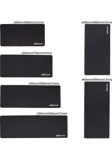 Dancemonkey Çoklu Renk Seçenekleri Büyük Boy Su Geçirmez Kaymaz Kauçuk Oyun Mouse Pad - 90x30cm 112 Karakter Optik Optik