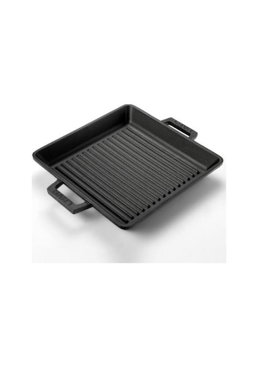 Lava Döküm Tava 26x26CM Demir Döküm Izgara