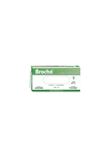 Broche Pudralı Latex Eldiven 100'lü